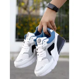 bacca bucci Unisex Kids Colourblocked PU Sneakers-picture-16