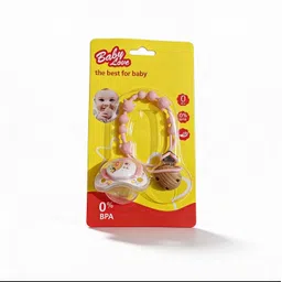 bachpan Nipple Baby Pacifier Soother | Premium Pacifier with Chain & Silicone Teether Soother-picture-12