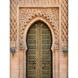 Backdropon Beige Architecture Palace Entrance Photography Design Backdrop Festive Decor-picture-30