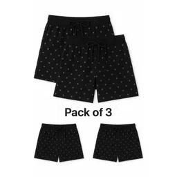 backtostyle Pack of 3 Printed Women Boxer-picture-17