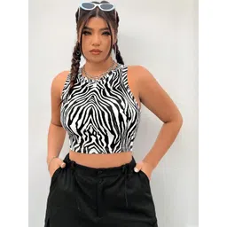 BAESD Animal Print Crop Top-picture-41