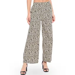 BAESD Animal Printed Straight Fit Palazzos-picture-26