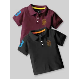 BAESD Boys 2 Polo Collar Applique T-shirt-picture-36