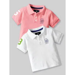 BAESD Boys 2 Polo Collar Applique T-shirt-picture-27