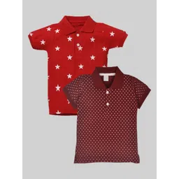 BAESD Boys 2 Printed Polo Collar T-shirt-picture-30