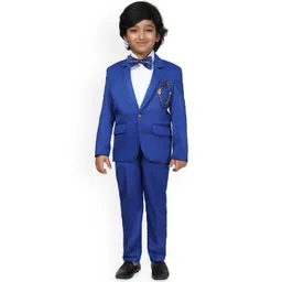 BAESD Boy's 4 Piece Single-Breasted Notched Lapel Suits-picture-36