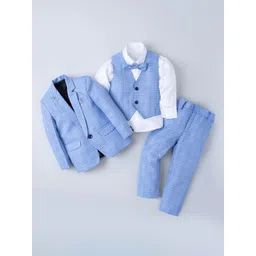 BAESD Boys 5-Pcs Woven Designed Single-BreastedSuits-picture-38
