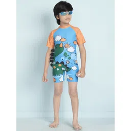 BAESD Boys Animal Printed Round Neck Legsuit With Goggle-picture-28