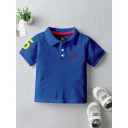 BAESD Boys Checked High Neck Applique T-shirt-picture-41