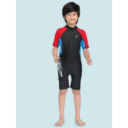 BAESD Boys Color Blocked Round Neck Leg Suit-picture-12