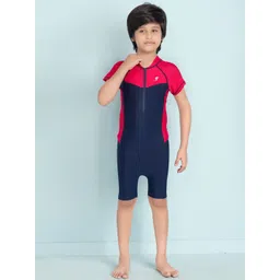 BAESD Boys Color Blocked Round Neck Leg Suit-picture-22