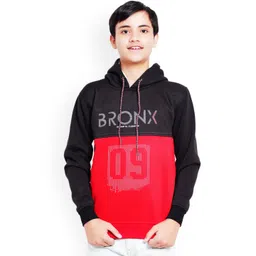 BAESD Boys Colourblocked Hooded Pullover Sweatshirt-picture-12