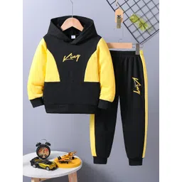 BAESD Boys Colourblocked Hooded Sweatshirt With Joggers-picture-31