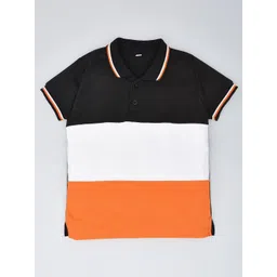 BAESD Boys Colourblocked Polo Collar T-shirt-picture-30