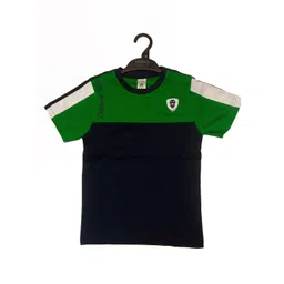 BAESD Boys Colourblocked Round Neck Cotton Regular Fit T-shirt-image-7