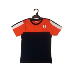 BAESD Boys Colourblocked Round Neck Cotton Regular Fit T-shirt-image-44