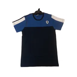 BAESD Boys Colourblocked Round Neck Cotton Regular Fit T-shirt-image-45