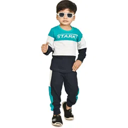BAESD Boys Colourblocked T-shirt with Trousers-picture-21