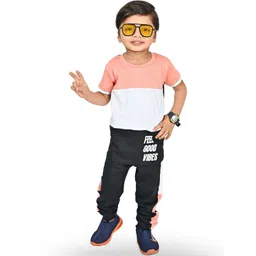 BAESD Boys Colourblocked T-shirt with Trousers-picture-14