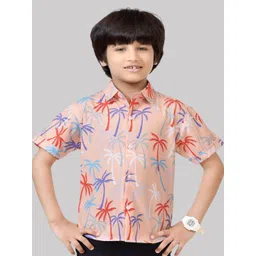 BAESD Boys Comfort Floral Opaque Printed Casual Shirt-picture-53