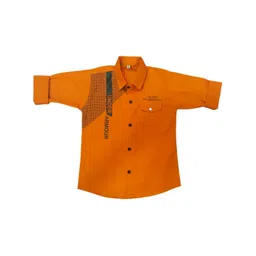 BAESD Boys Comfort Spread Collar Long Sleeves Cotton Shirt-picture-35