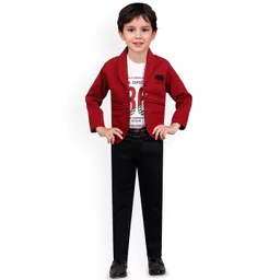 BAESD Boys Cotton Notched Lapel Long Sleeve Single Breasted Blazer-picture-27