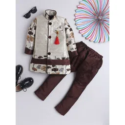 BAESD Boys Embroidered Sherwani Set-picture-27