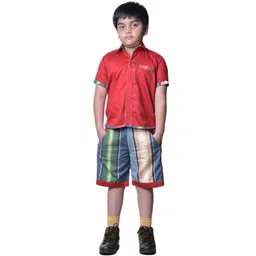 BAESD Boys Magpie Casual Shirt with Colour Contrast Detail-picture-21