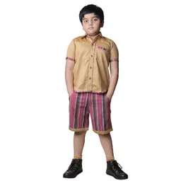 BAESD Boys Magpie Casual Shirt with Contrast Colour Detail-picture-28