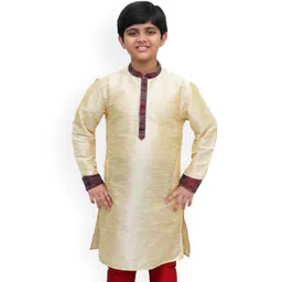 BAESD Boys Mandarin Collar Long Sleeves Straight Kurta-picture-27