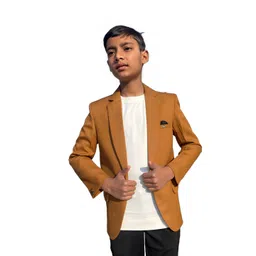 BAESD Boys Notched Lapel Collar Single Breasted Blazers-picture-32