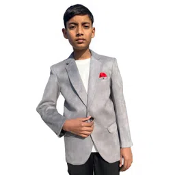 BAESD Boys Notched Lapel Collar Single-Breasted Blazers-picture-28
