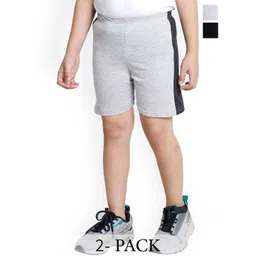 BAESD Boys Pack Of 2 High Rise Cotton Sports Shorts-picture-56