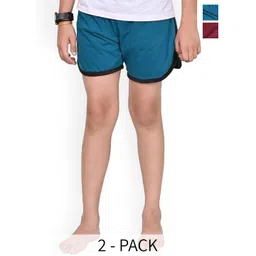 BAESD Boys Pack of 2 High-Rise Pure Cotton Shorts-picture-44