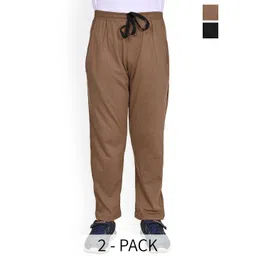 BAESD Boys Pack Of 2 Mid Rise Cotton Regular Lower Track Pant-picture-25