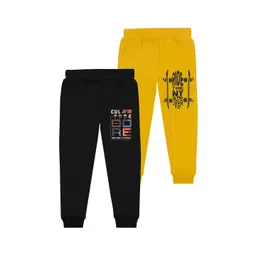 BAESD Boys Pack Of 2 Printed Mid Rise Joggers-picture-46