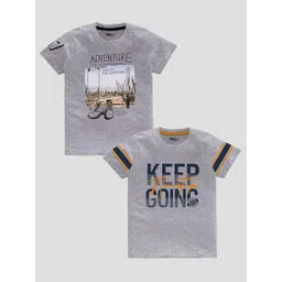 BAESD Boys Pack Of 2 Printed Pure Cotton T-shirts-picture-15