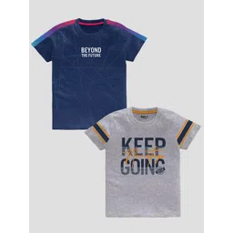 BAESD Boys Pack Of 2 Printed Pure Cotton T-shirts-picture-16