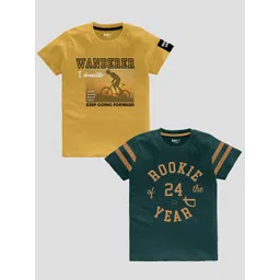 BAESD Boys Pack Of 2 Printed Pure Cotton T-shirts-picture-25