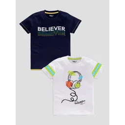 BAESD Boys Pack Of 2 Printed Pure Cotton T-shirts-picture-27