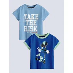 BAESD Boys Pack Of 2 Printed Pure Cotton T-shirts-picture-21