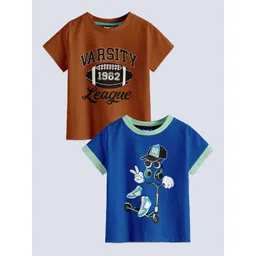 BAESD Boys Pack Of 2 Printed Pure Cotton T-shirts-picture-33