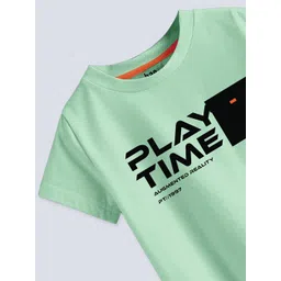 BAESD Boys Pack Of 2 Printed Pure Cotton T-shirts image 4