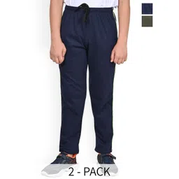 BAESD Boys Pack Of 2 Pure Cotton Mid Rise Track Pants-picture-21