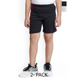 BAESD Boys Pack of 2 Side Tape Pure Cotton Regular Shorts-picture-38