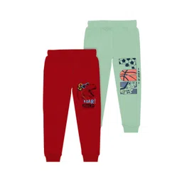 BAESD Boys Pack Of 2 Typography Printed Joggers-picture-31