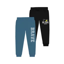 BAESD Boys Pack Of 2 Typography Printed Mid-Rise Joggers-picture-20