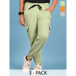 BAESD Boys Pack Of 3 Mid Rise Joggers-picture-37