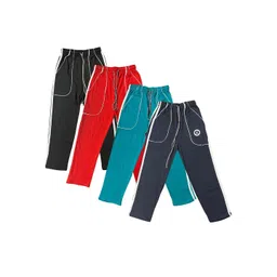 BAESD Boys Pack Of 4 Colourblocked Cotton Mid-Rise Track pants-picture-22