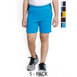 BAESD Boys Pack Of 5 High-Rise Pure Cotton Shorts-picture-18